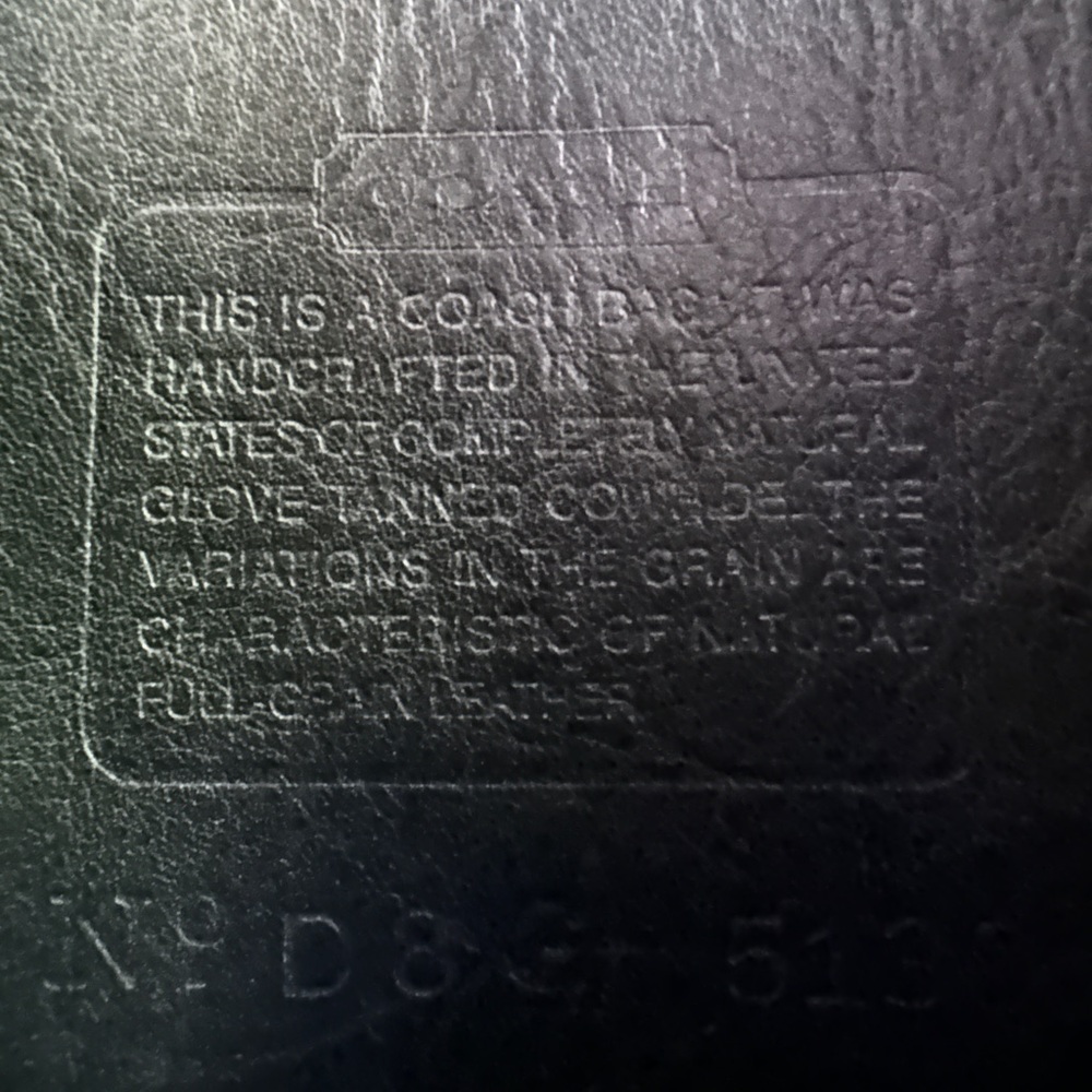 Coach Vintage Station Bag (black) - Picture 9 of 13